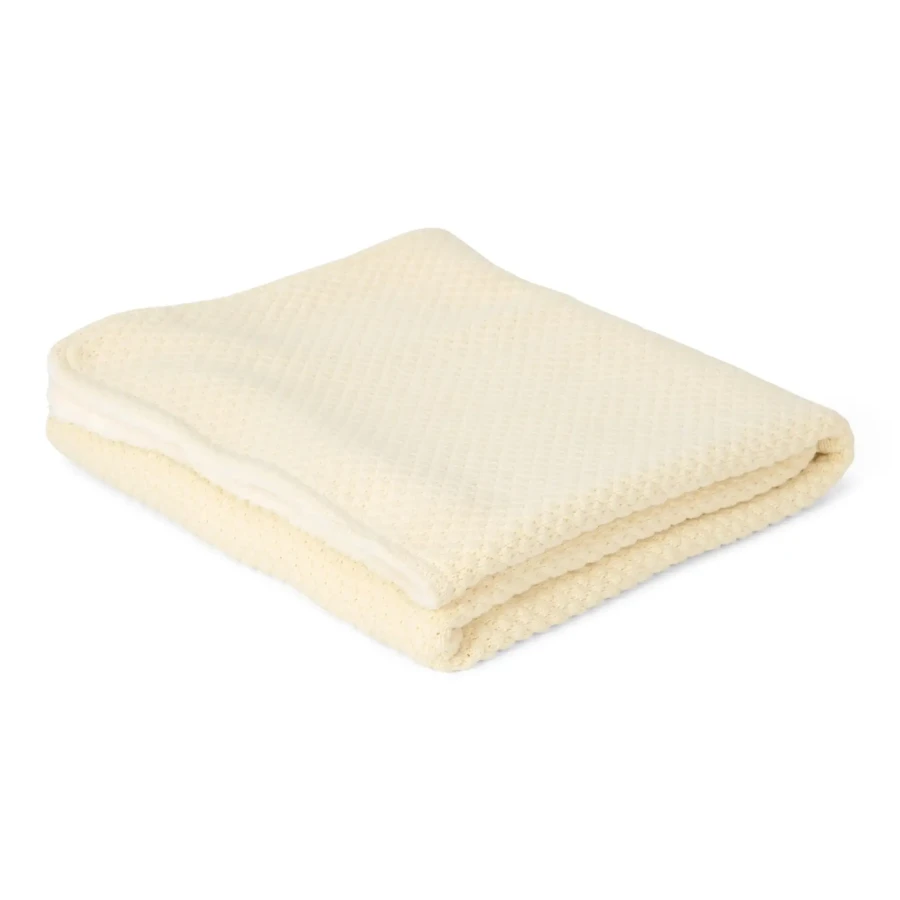 Ocieplany kocyk 100 x 70cm Pure Soft White / Little Dutch