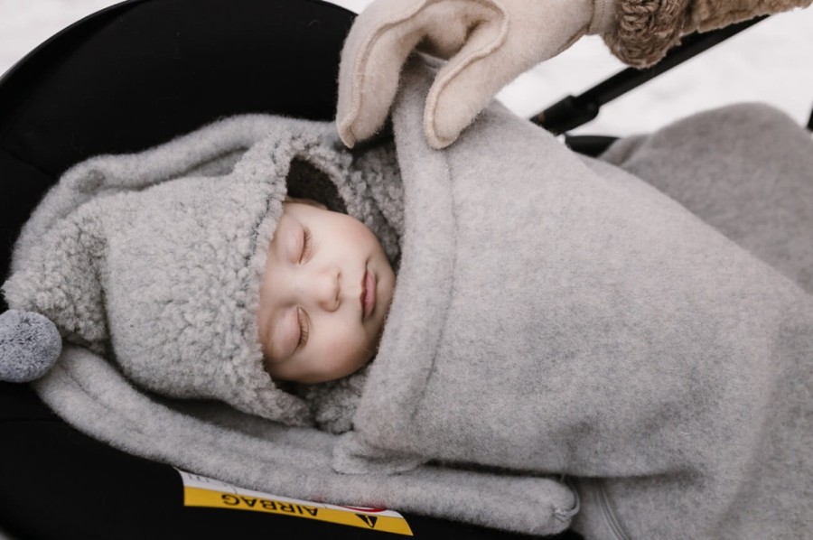 Śpiworek mini wełniany Sierra 0-18m grey / Zaffiro