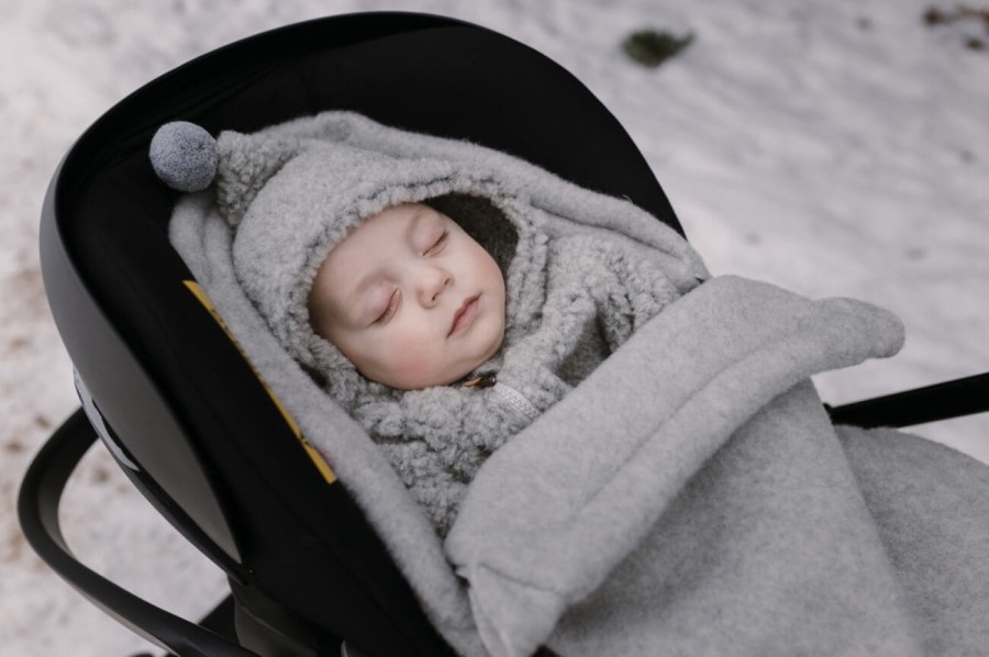 Śpiworek mini wełniany Sierra 0-18m grey / Zaffiro