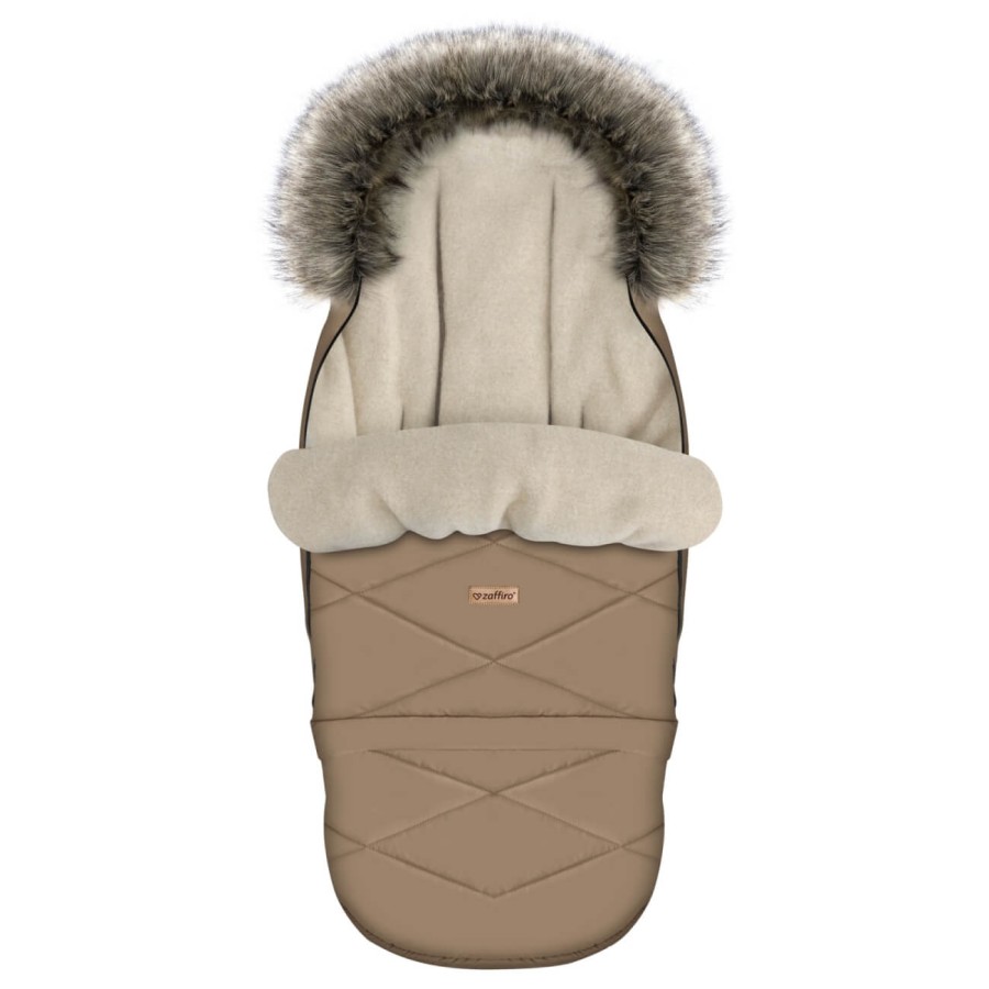Regulowany śpiwór z torbą GrowUP Aspen 0-36m latte / Zaffiro