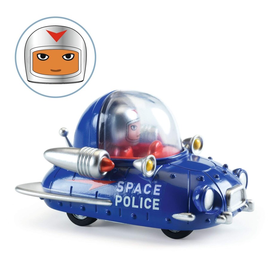 Autko CRAZY MOTORS - SPACE POLICE / Djeco