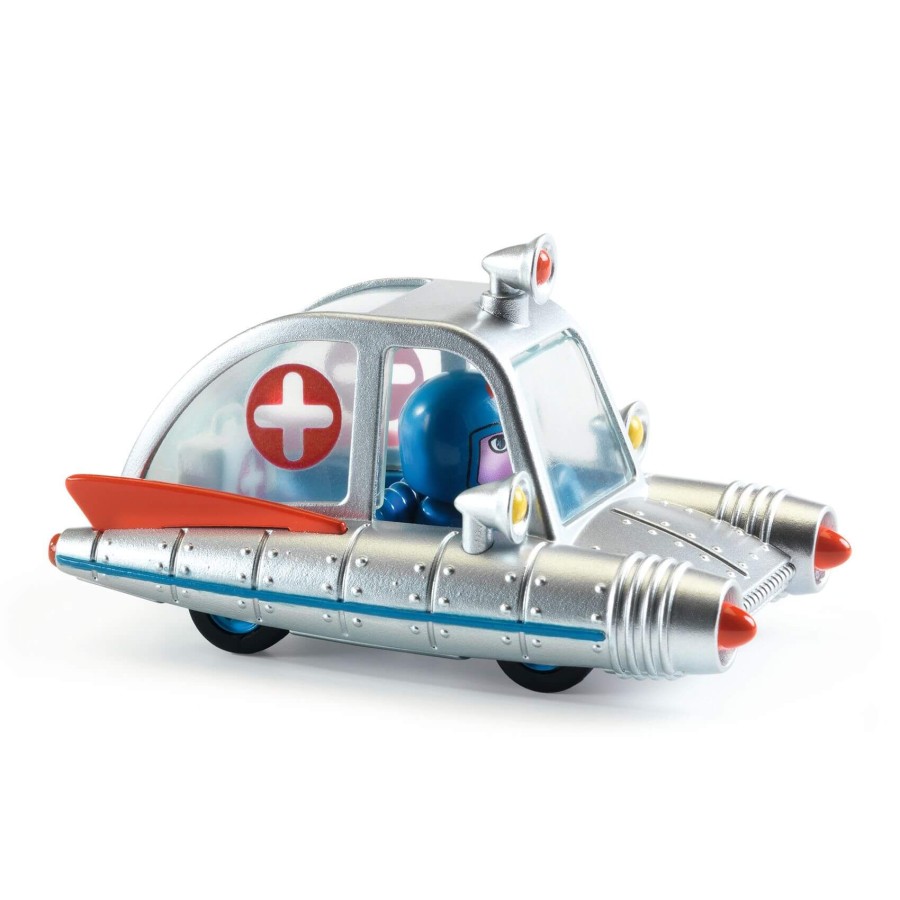Autko CRAZY MOTORS - SPACE AMBULANCE / Djeco