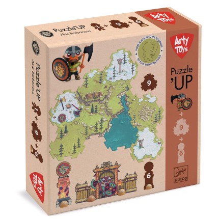 Puzzle tekturowe Arty toys - BARBARIOUS / Djeco