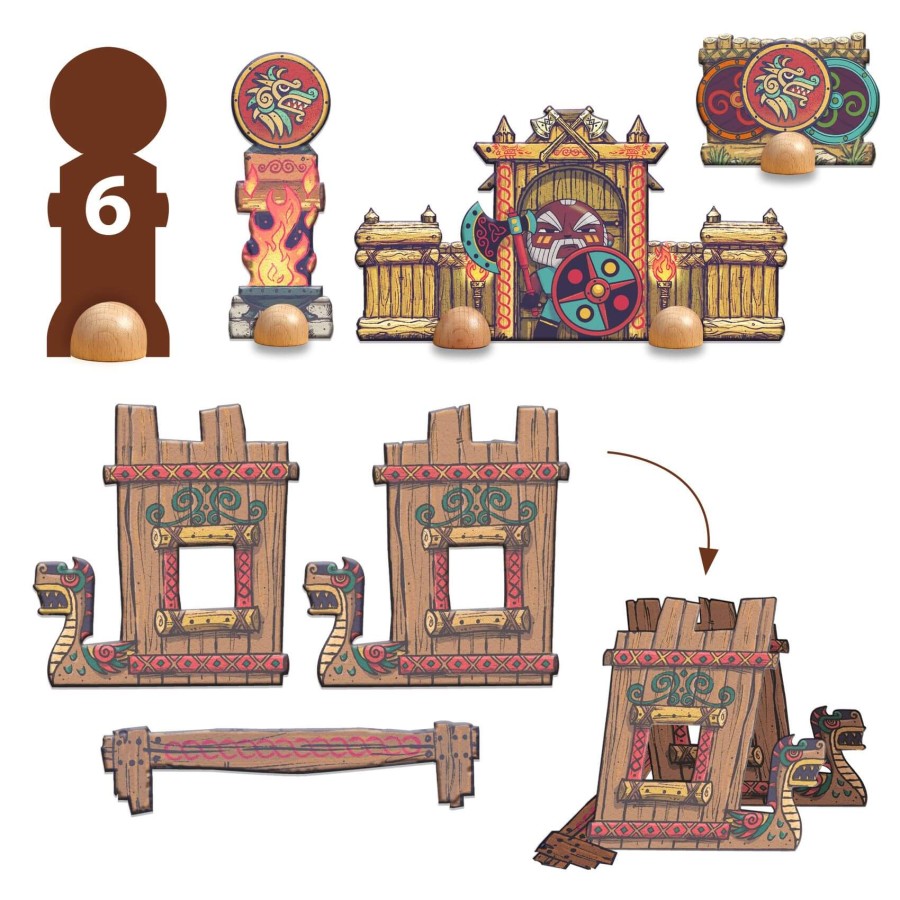 Puzzle tekturowe Arty toys - BARBARIOUS / Djeco