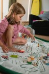 Kosz na zabawki i mata do zabawy 2w1 - Roadmap / Play&Go