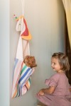 Organizer ścienny i torba dla dzieci 2w1 - Jednorożec / Play&Go