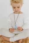 Gryzak terapeutyczny, antystresowy naszyjnik - Syrena / Jellystone