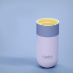 Butelka termiczna Orbit, 900 ml - pastelowy różowy / Asobu