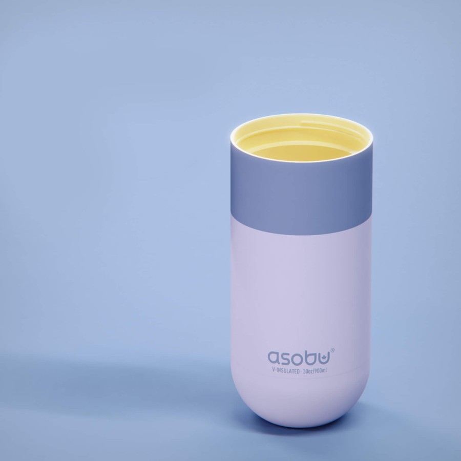 Butelka termiczna Orbit, 900 ml - pastelowy różowy / Asobu