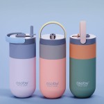 Butelka termiczna Orbit, 900 ml - pastelowy różowy / Asobu