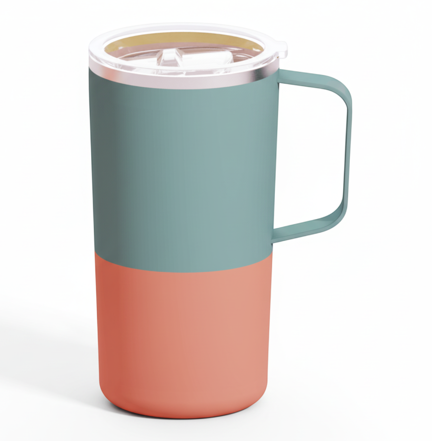 Kubek termiczny Tower Mug, 660 ml - pastelowy zielony / Asobu