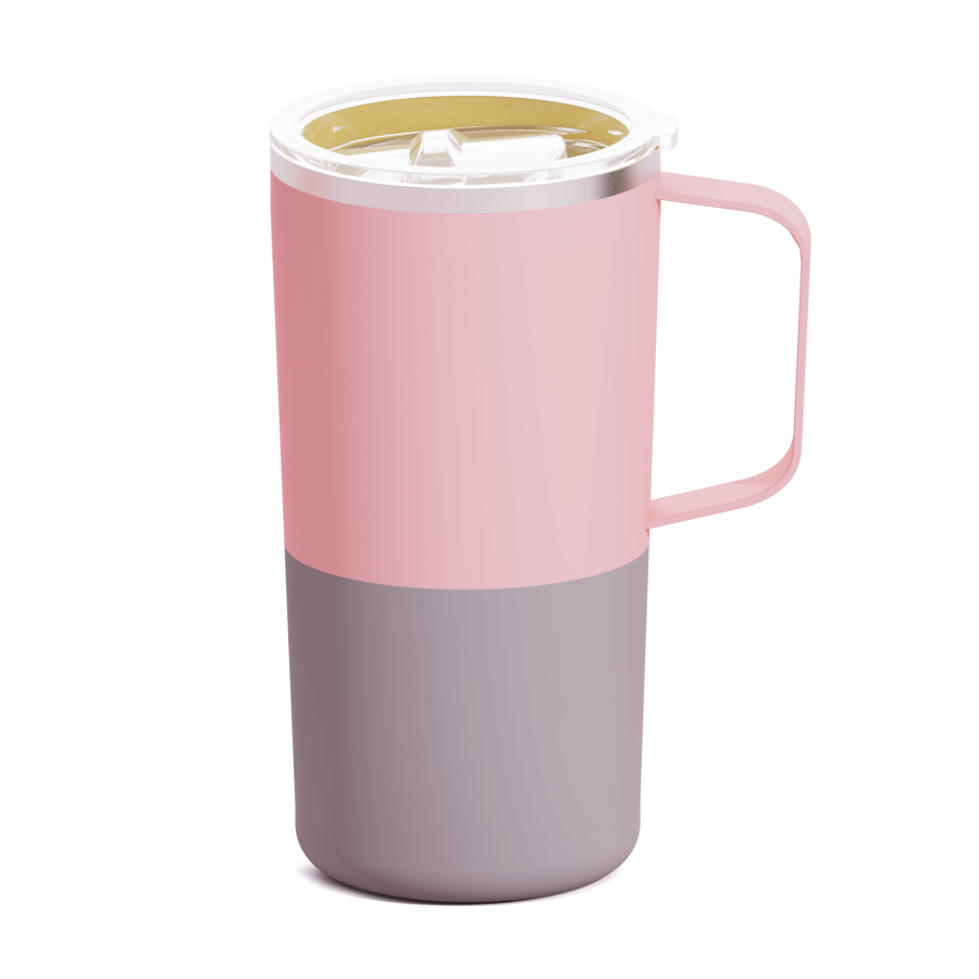 Kubek termiczny Tower Mug, 660 ml - pastelowy brzoskwiniowy / Asobu