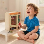 Drewniany automat sprzedający Shop&Go 36m+ / TOPBRIGHT