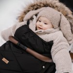 Regulowany śpiwór z torbą GrowUP Aspen 0-36m black / Zaffiro