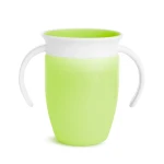 Kubek treningowy z uchwytami Miracle 360°, 207ml - zielony / Munchkin