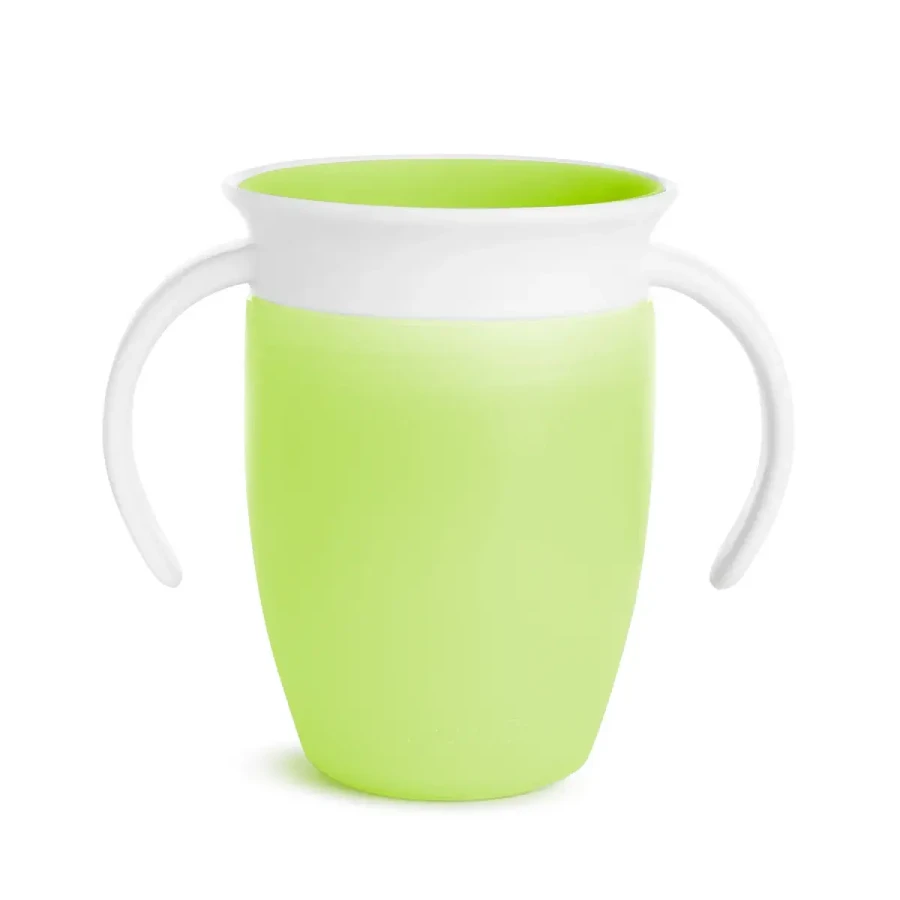 Kubek treningowy z uchwytami Miracle 360°, 207ml - zielony / Munchkin