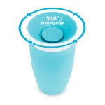 Kubek Miracle 360°, 296ml - niebieski / Munchkin