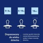 Smoczek silikonowy dynamiczny LOVI Prime, 2szt. - Granola, Orange / Lovi
