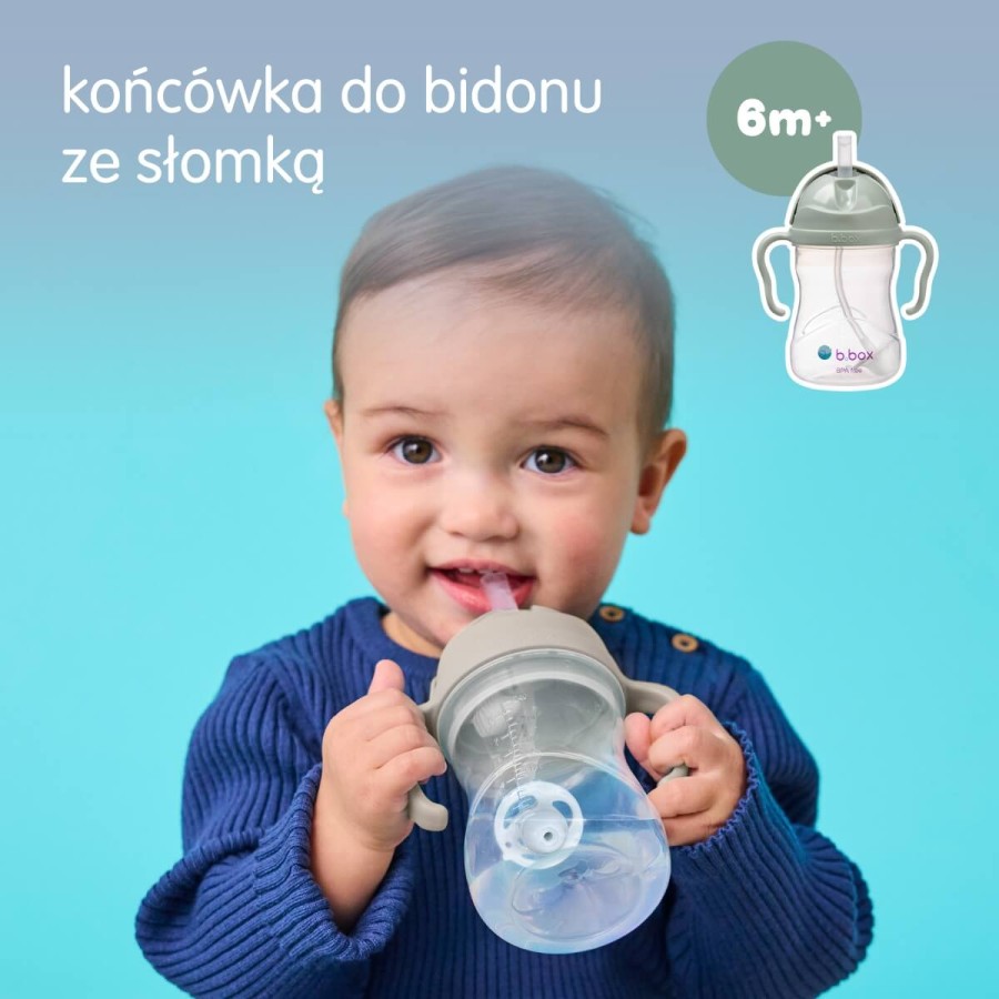 Zestaw 3w1 do nauki picia - Sage / b.box