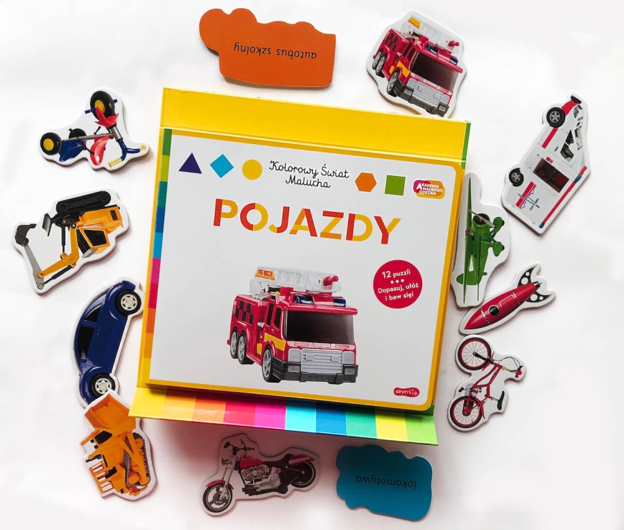 Pojazdy. Akademia mądrego dziecka. Kolorowy świat malucha / HarperCollins