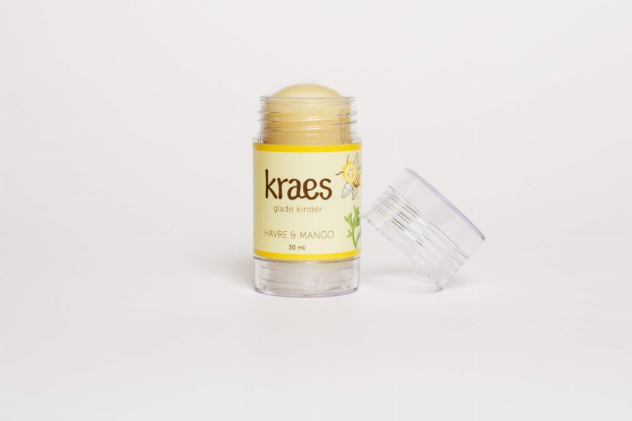 Naturalny sztyft ochronny do twarzy i ust Owies & Mango / Kraes