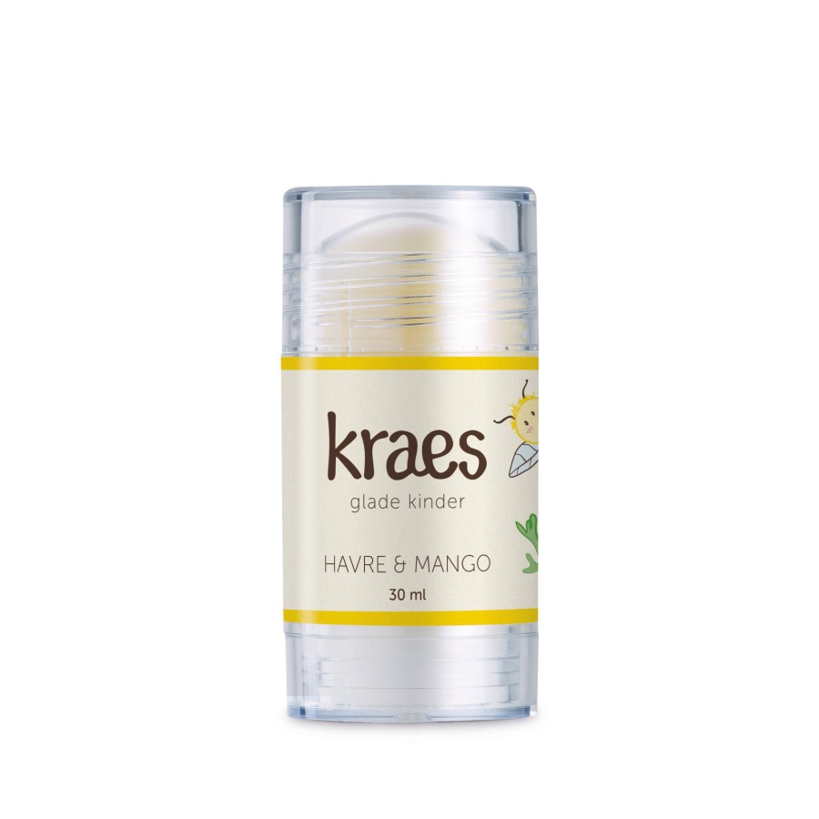 Naturalny sztyft ochronny do twarzy i ust Owies & Mango / Kraes