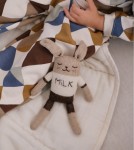 Dziergany królik z wełny alpaki - Milk / Main Sauvage