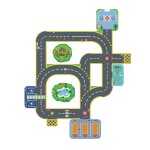 Drewniana układanka 3D MIASTO CRAZY MOTORS / Djeco