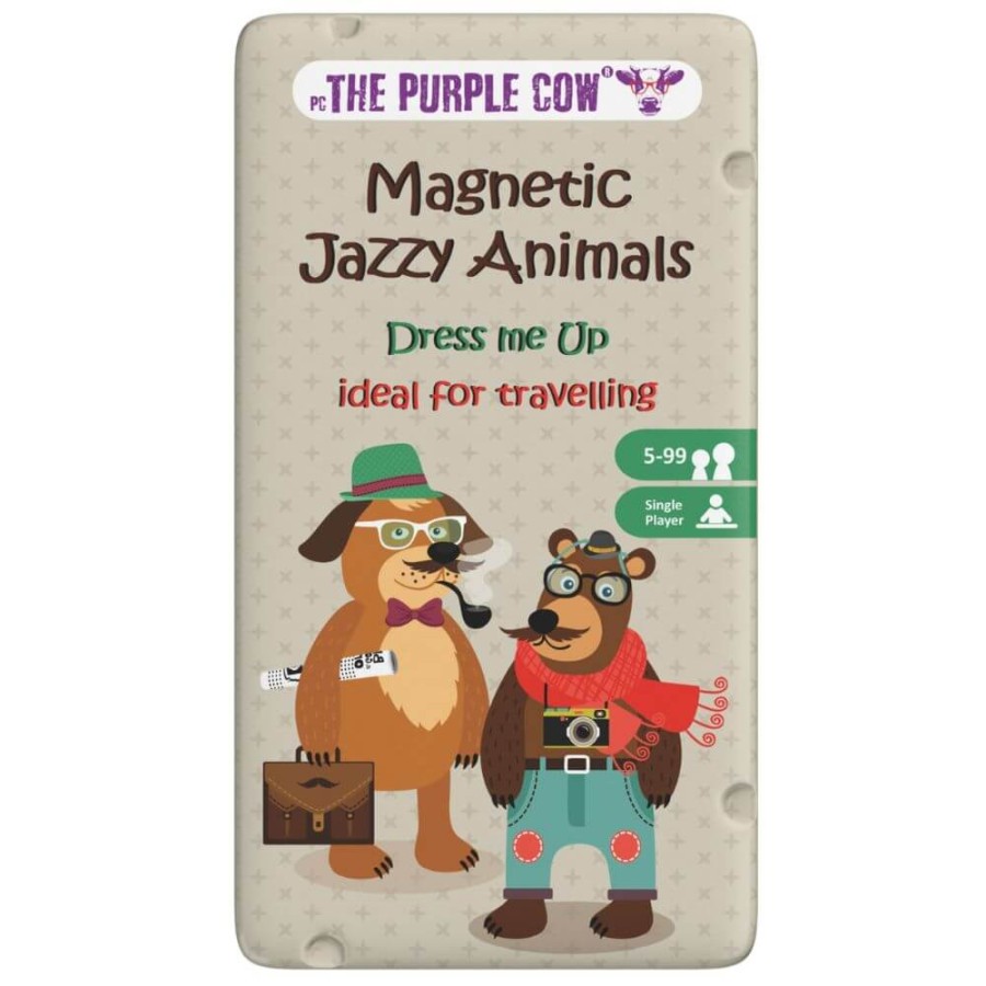 Podróżna gra magnetyczna - Ubieranki Misie / The Purple Cow