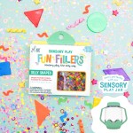 Wkład do słoików, figurki, brokaty i barwniki Fun Fillers - Kształty / Glo Pals