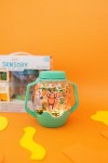 Zestaw sensoryczny DIY, świecący słoik z brokatami i figurkami Fun Fillers + naklejki gratis - ZOO / Glo Pals