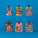 Odlotowe winylowe naklejki - BIG BURGER / OMY