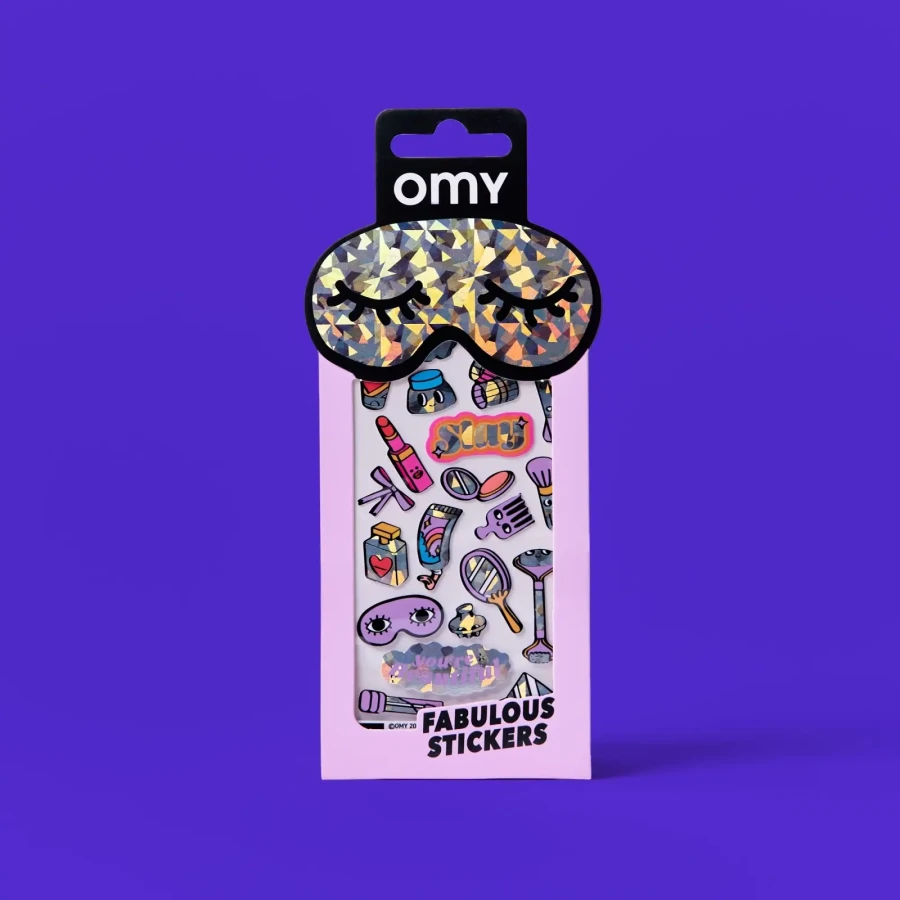 Odlotowe winylowe naklejki - ICONIC MAKE UP / OMY
