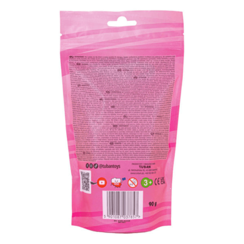 Puszysty piasek Fluffy Sand, 90g - różowy / Tuban
