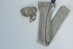 Rajstopki wełniane bez stópek Footless - Granite Grey / Silly Silas