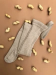 Rajstopki bawełniane ze stopkami Footed - Peanut Blend / Silly Silas