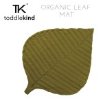 Mata do zabawy z bawełny organicznej w kształcie liścia - Sand Castle / Toddlekind