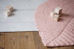 Mata do zabawy z bawełny organicznej w kształcie liścia - Sea Shell / Toddlekind