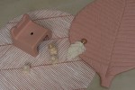 Mata do zabawy z bawełny organicznej w kształcie liścia - Sea Shell / Toddlekind