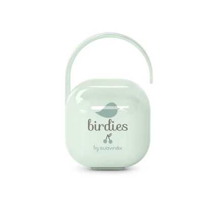 Etui na smoczek Birdies - miętowe / Suavinex