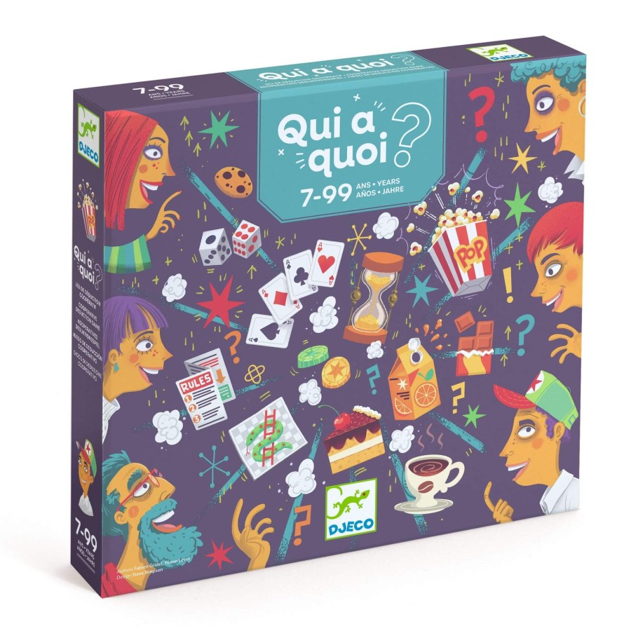 Gra logiczna Qui-a-quoi? 7+ / DJECO