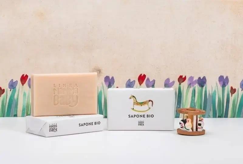 Roślinne mydło w kostce Cesarino,100 g / Linea MammaBaby