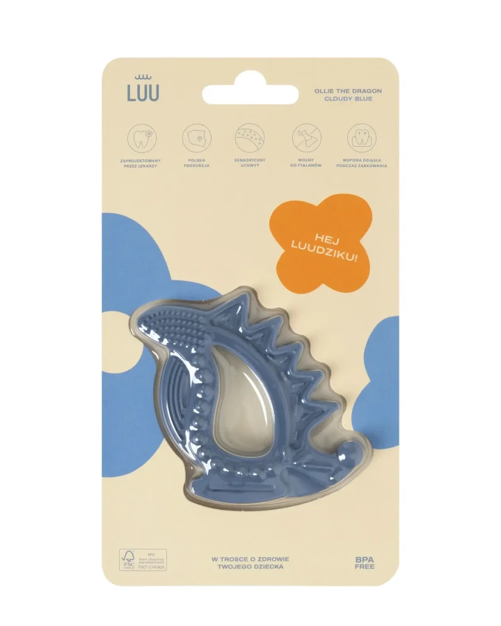 Gryzak Ollie The Dragon Cloudy Blue / LUU kids