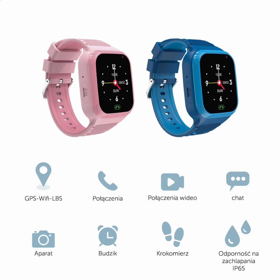 Smartwatch dla dzieci - Niebieski / Zazu