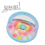 Paleta cieni do powiek z lusterkiem dla dzieci 11 el. Jednorożec / Souza!