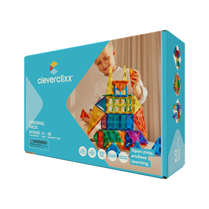 Klocki magnetyczne Original Intense Pack - 60 el. / Cleverclixx