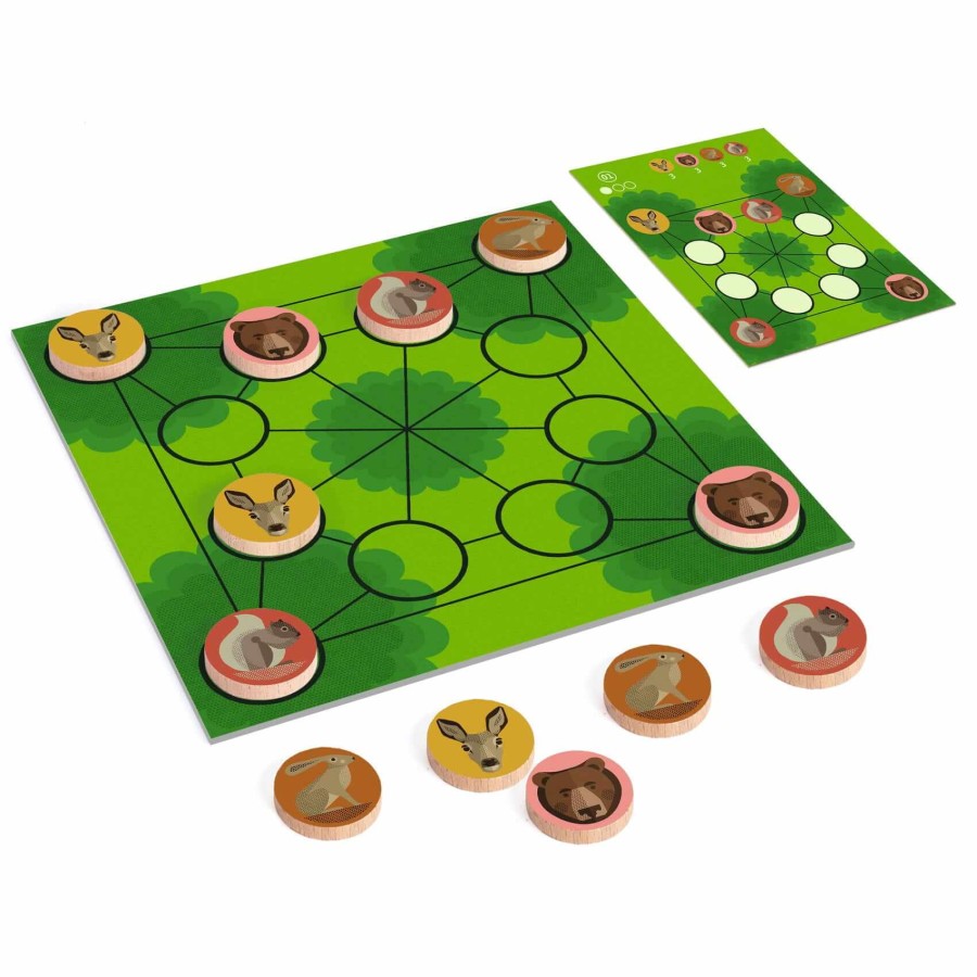 Gra logiczna SoLogic WOODANIMO 7+ / DJECO