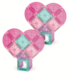 Klocki Magnetyczne microMAGS Heart to Heart Travel 26 el. / Magna-Tiles