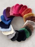 Czapka w prążek 100% wełny merino Ryś - żółty / Kopyto