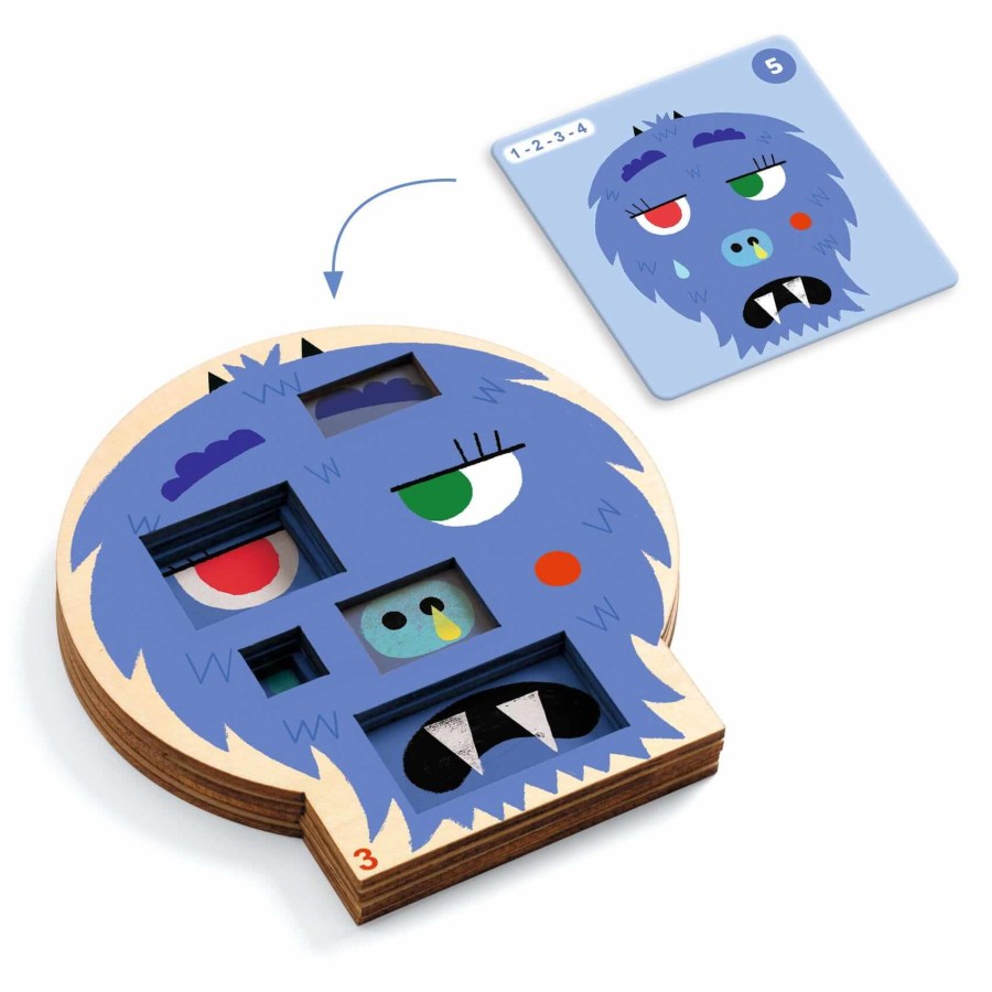 Gra logiczna CRAZY FACES 5+ / Djeco